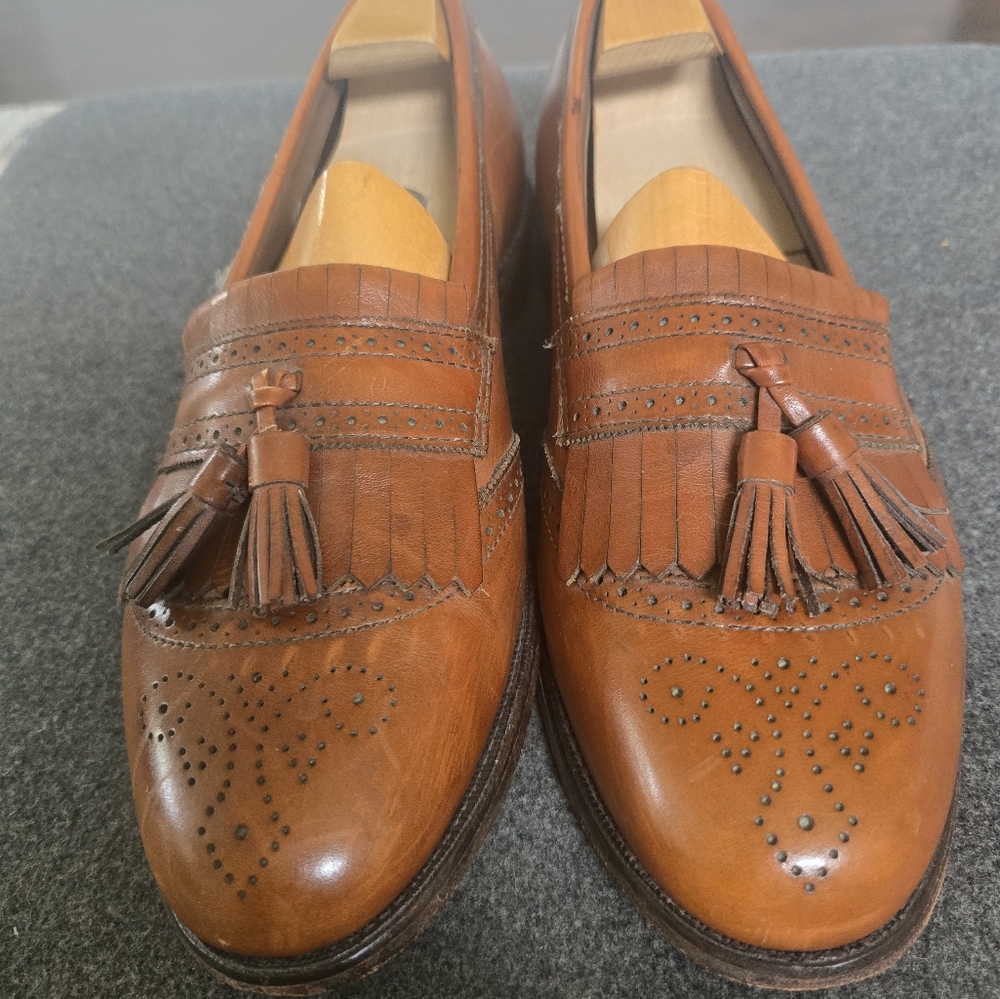 Allen Edmonds Brown Tassel Loafers
